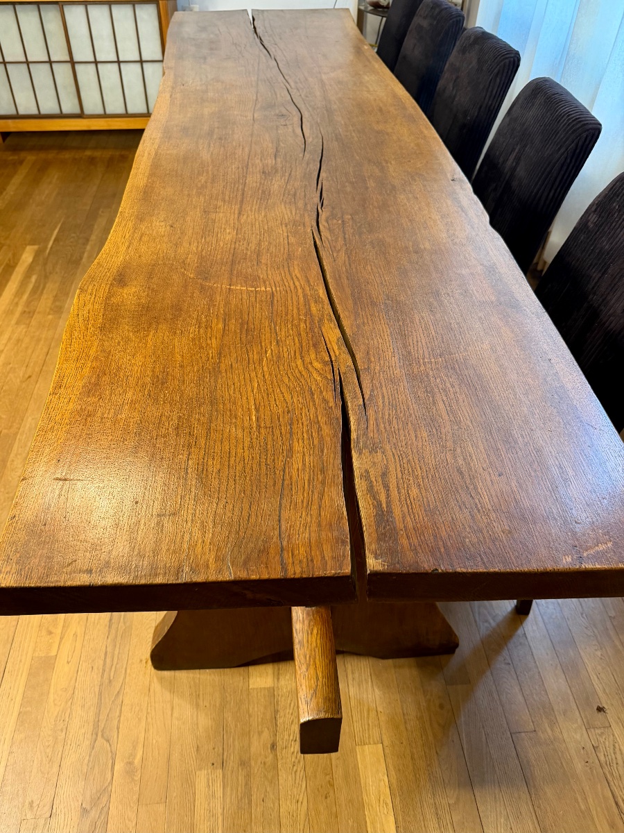 table de ferme chêne massif -photo-4