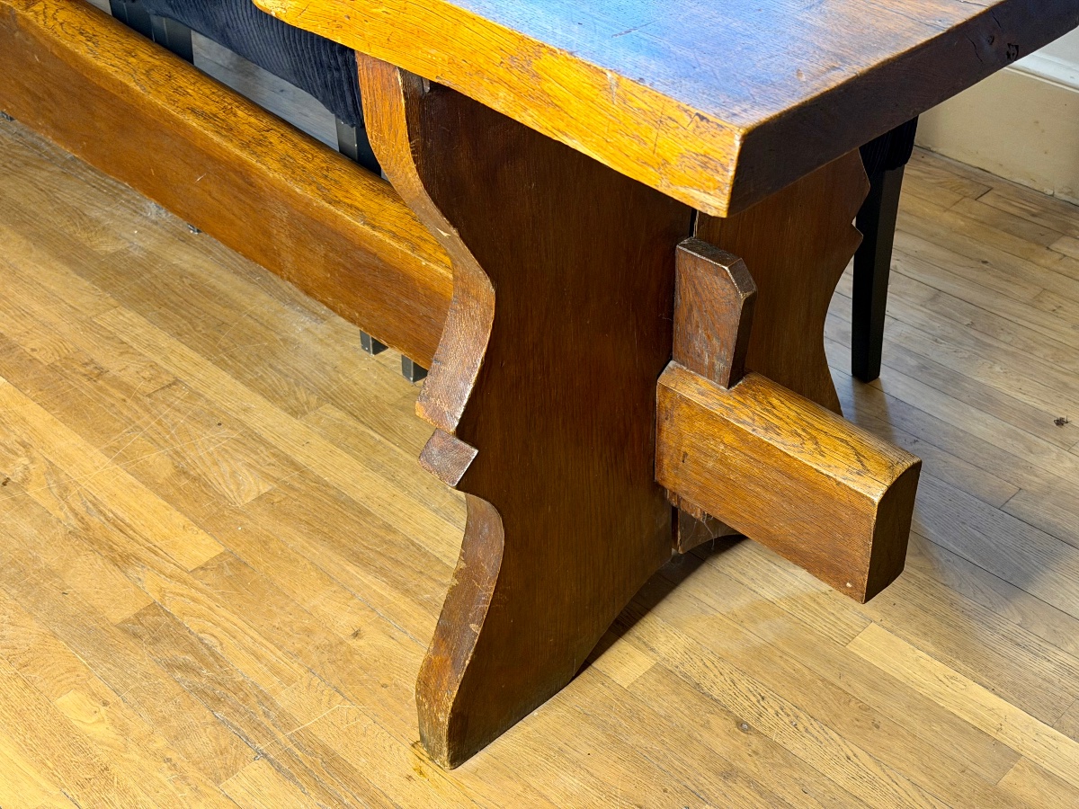 table de ferme chêne massif -photo-3
