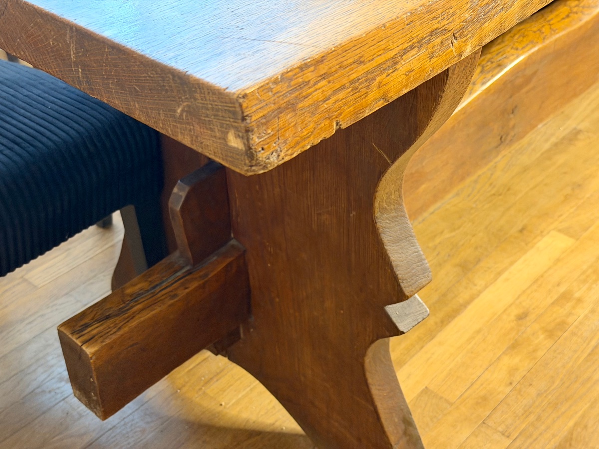 table de ferme chêne massif -photo-5