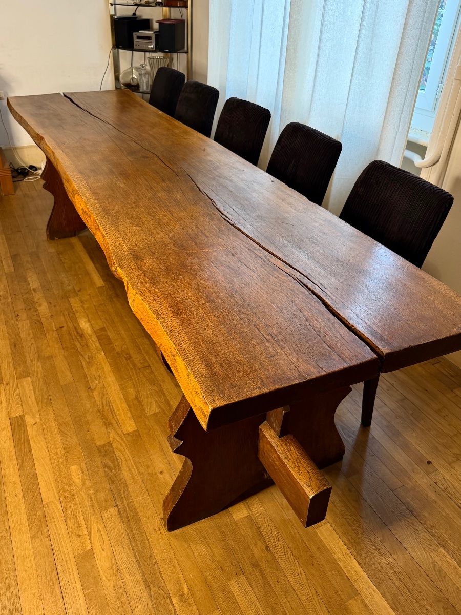 table de ferme chêne massif -photo-7