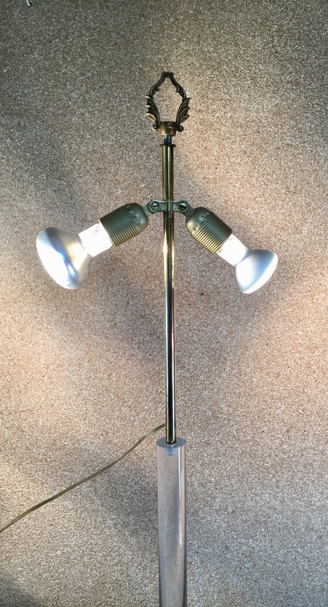 Plexi Lamp And Brass Circa 70-photo-3