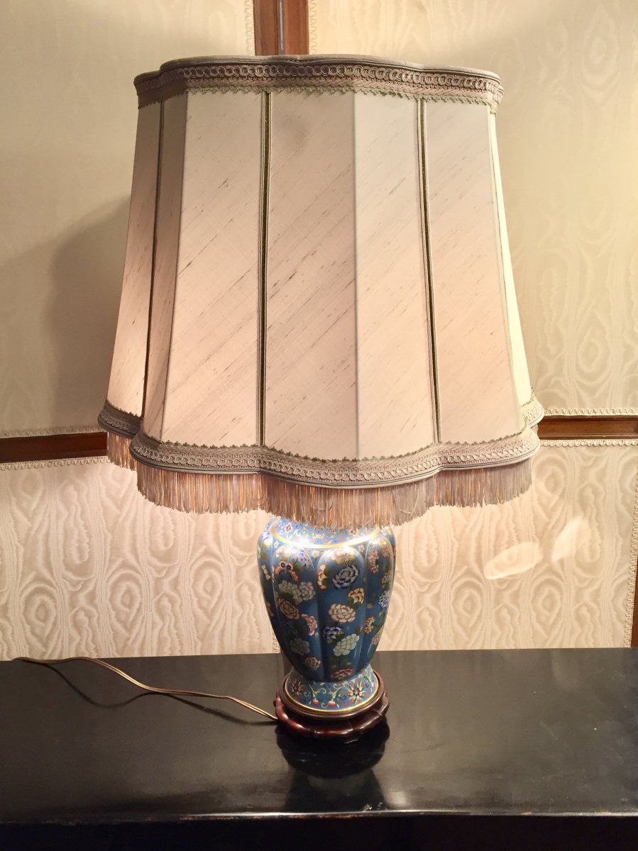 Cloisoné Enamel Lamp-photo-1