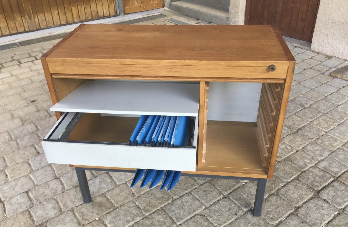 Meuble De Bureau A Porte Coulissante-photo-2