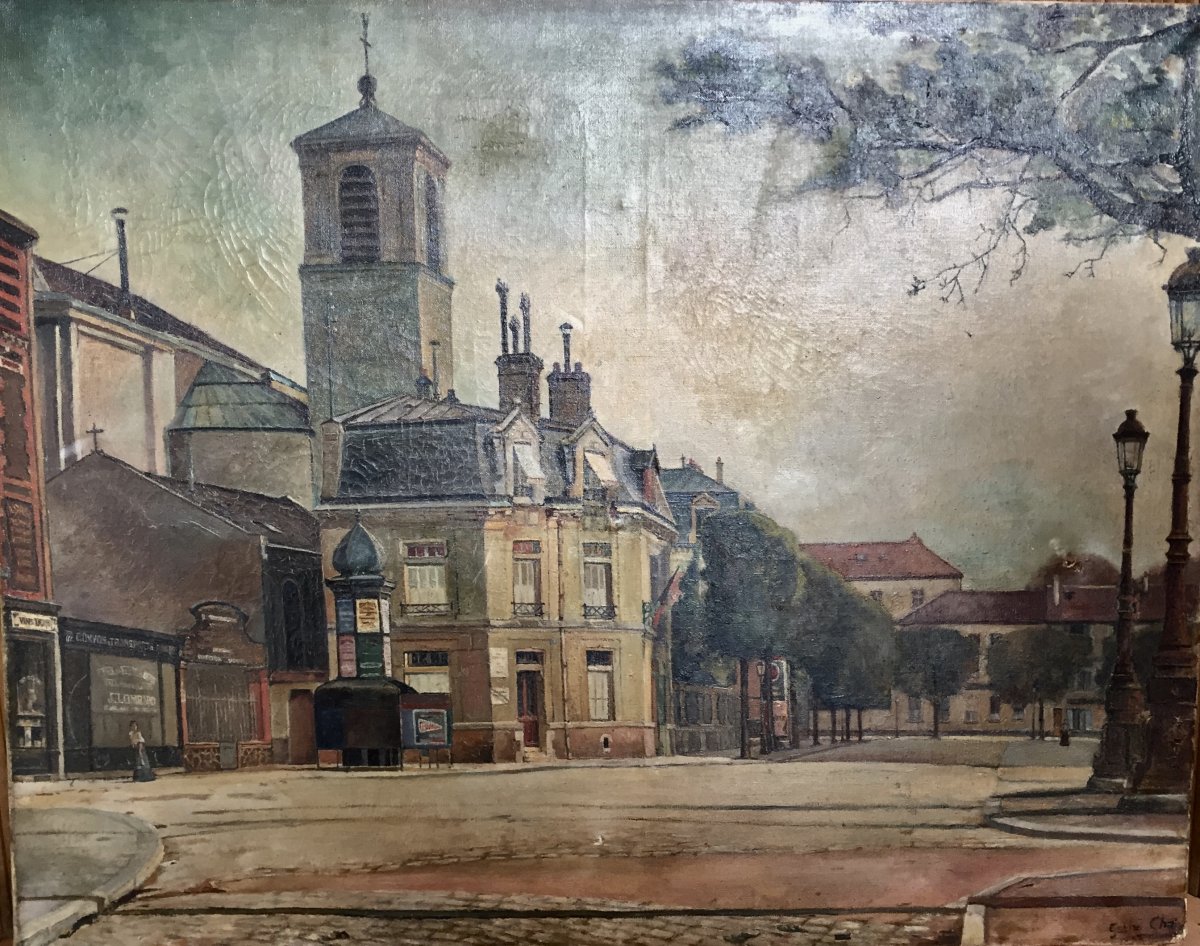 Oil On Canvas By Gabriel Chaix-photo-7