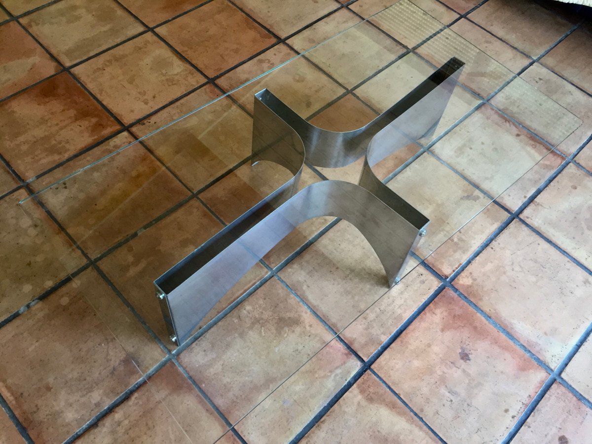 Table Basse Inox Dlg De Francois Monnet-photo-5