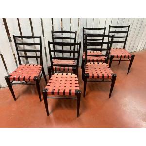 Serie De 6 Chaises Cees Braakman