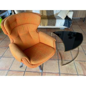 Swivel And Tilting Armchair Circa 70