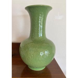 Vase céladon, Chine fin XIXème Début XXème 