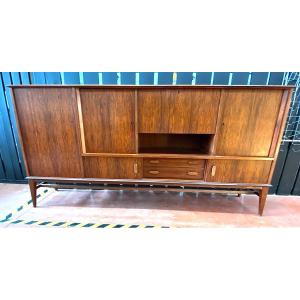 High Rio Rosewood Sideboard Signed Arno