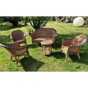 5-piece Rattan Garden Furniture Set