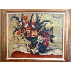 huile sur toile  M Botton 1948