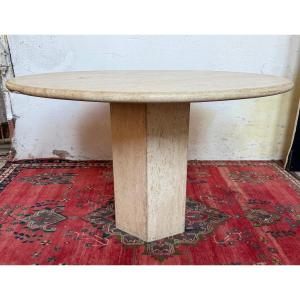 table de salle a manger travertin