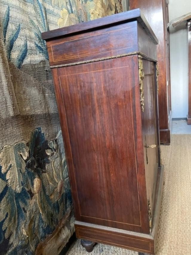 Meuble d&#039;appui d&#039;&eacute;poque Napol&eacute;on III en palissandre de Rio-photo-4
