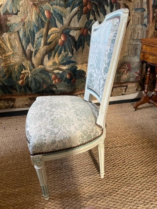 Paire de chaises d'époque Louis XVI-photo-4
