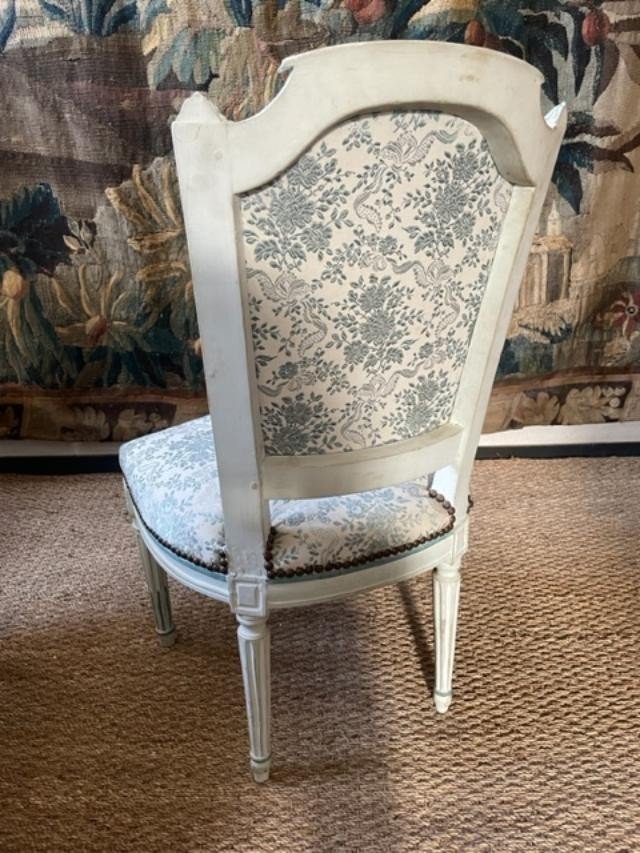 Paire de chaises d'époque Louis XVI-photo-1