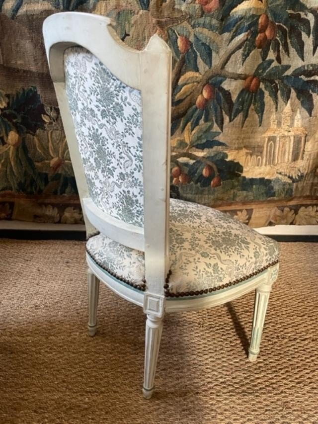 Paire de chaises d'époque Louis XVI-photo-2