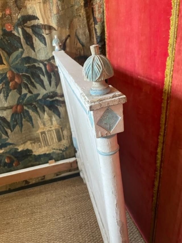Louis XVI Period Painted Wooden Bed-photo-3