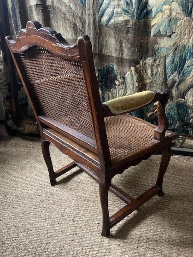 Regency Period Caned Armchair-photo-1