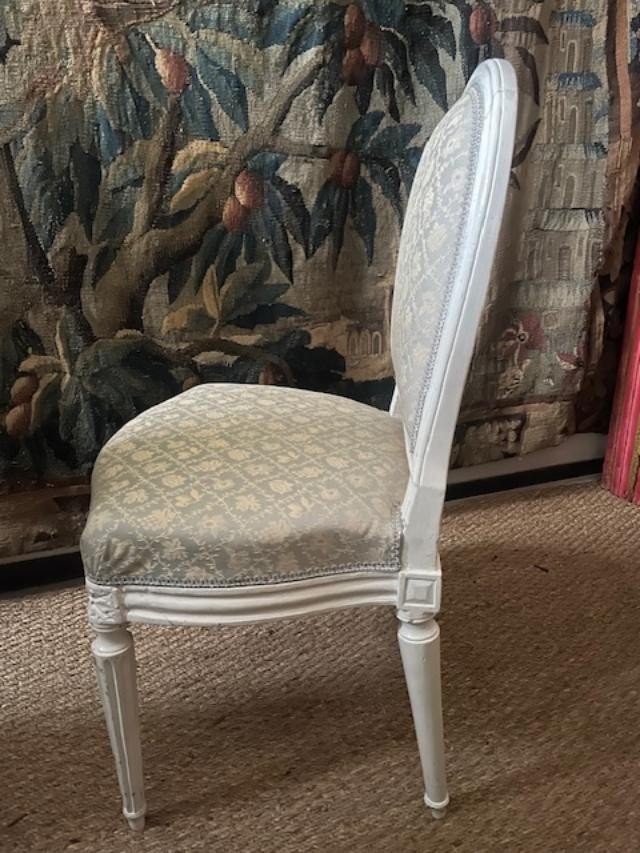 Charmante chaise basse d'époque Louis XVI-photo-3