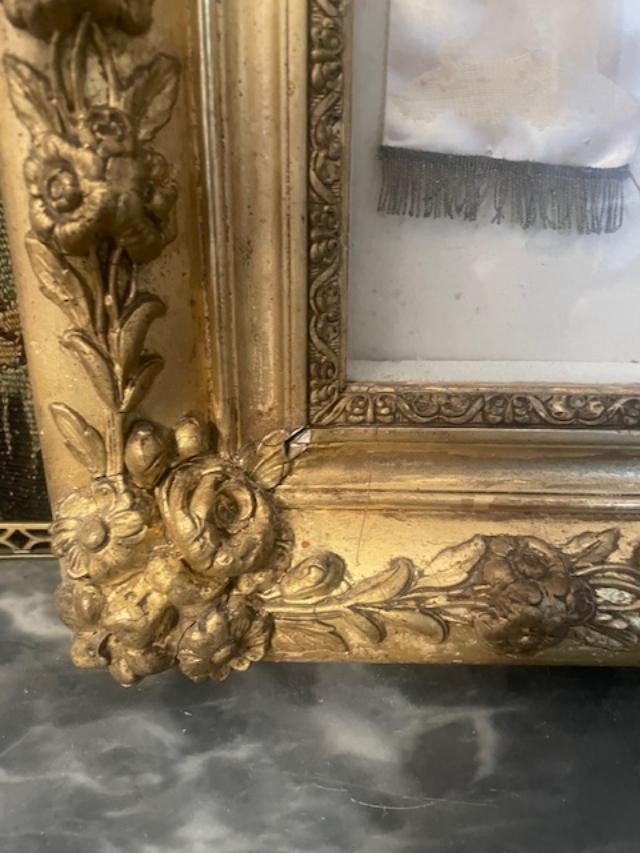 Exceptional Ordination Chrémeau In Its Wooden And Gilded Stucco Frame-photo-2