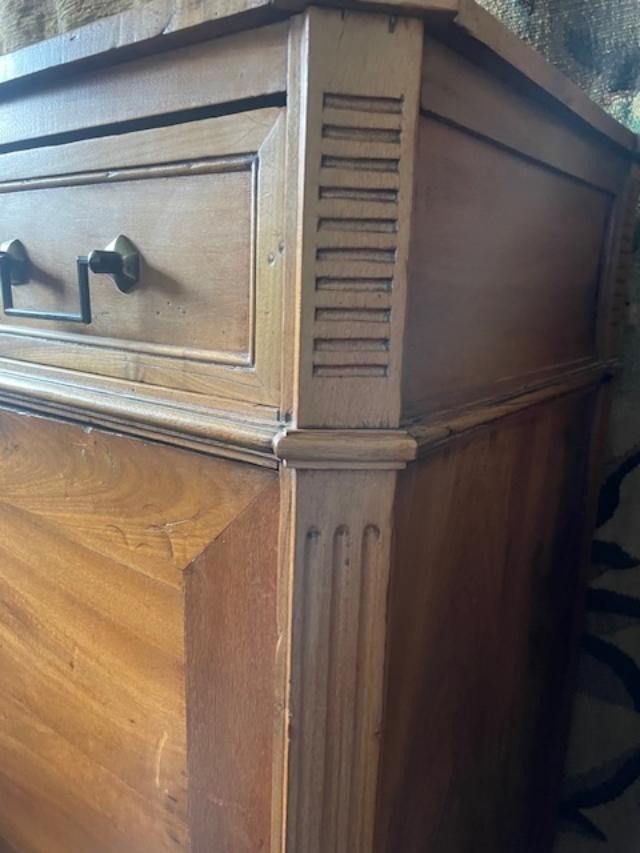 Louis XVI Period Fruit Wood Secretary-photo-6
