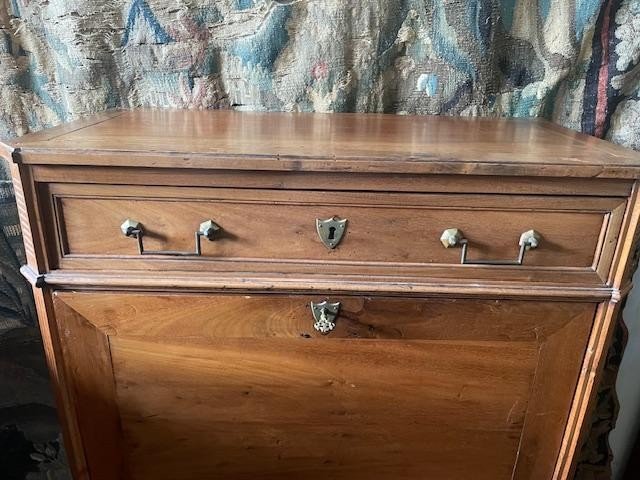 Louis XVI Period Fruit Wood Secretary-photo-7