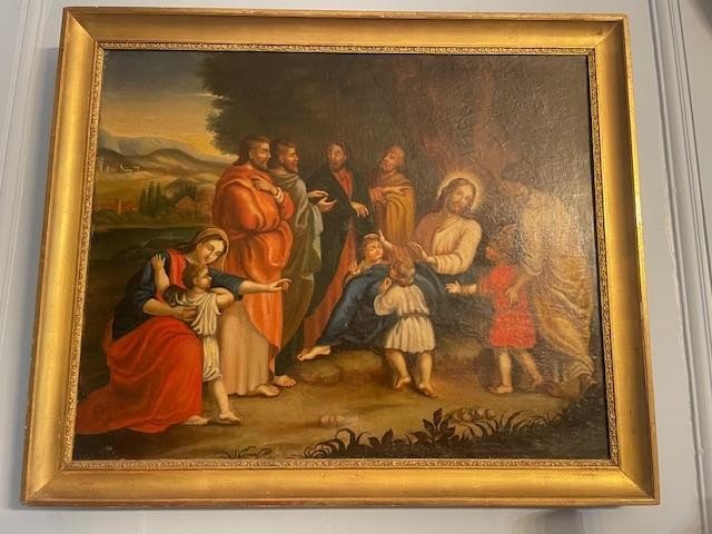 Ecole Fran&ccedil;aise du d&eacute;but du 19 &egrave;me huile sur toile.