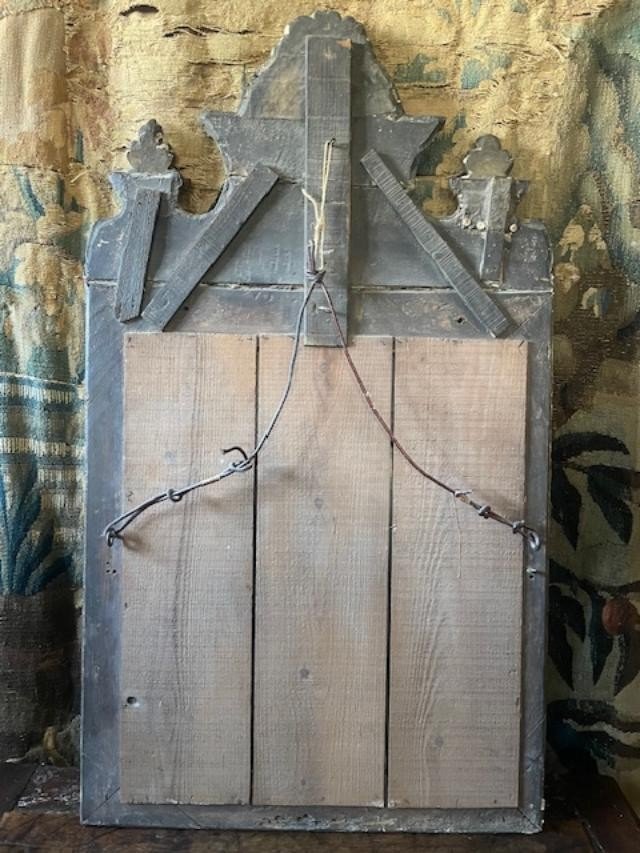 Grand miroir en bois dor&eacute; d&#039;&eacute;poque r&eacute;gence-photo-6