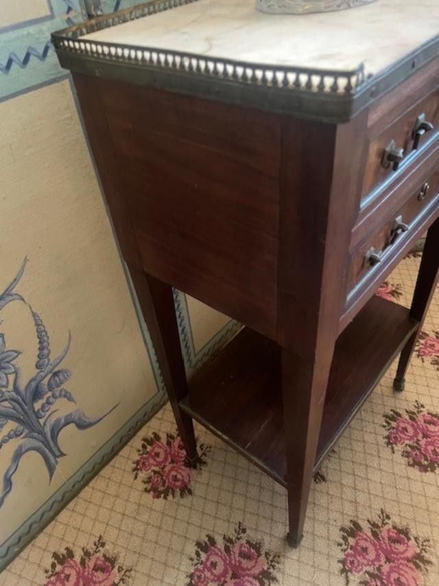 Mahogany Living Room Chiffonnier Table From The Late Louis XVI Period-photo-1