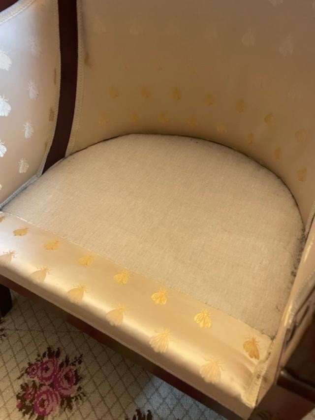 Surprising Mahogany Gondola Armchair From The Empire Period -photo-4