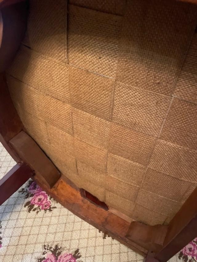 Surprising Mahogany Gondola Armchair From The Empire Period -photo-5