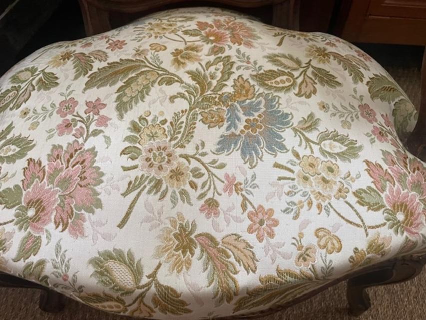 Paire de fauteuils 18 ème en bois naturel d'époque Louis XV-photo-7