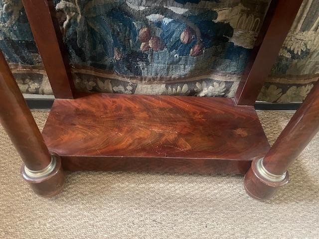 Small Mahogany Console From The Empire Period-photo-3