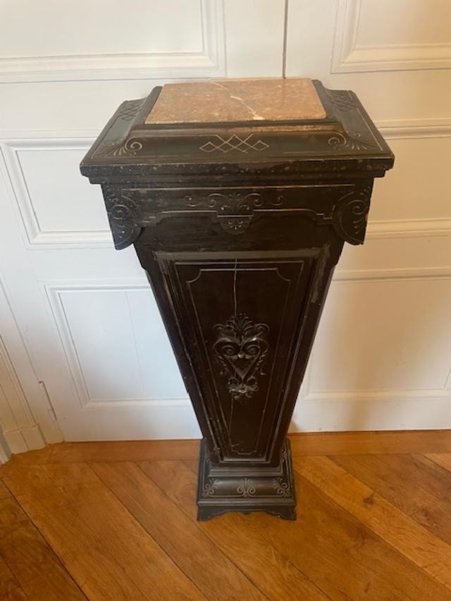Gaine en bois sculpt&eacute; d&#039;&eacute;poque Napol&eacute;on III-photo-2