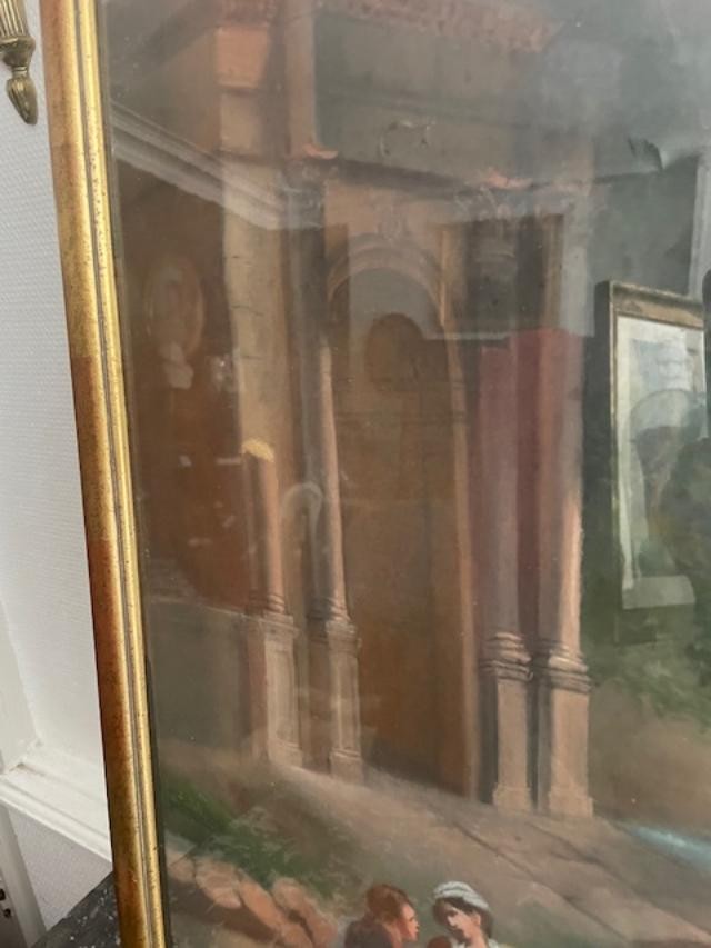 Important Pastel In The Spirit Of Carlo Bonavia-photo-2