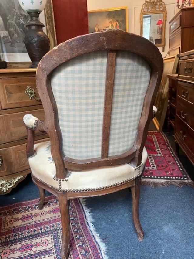 Paire de fauteuils d'époque Louis XV estampillée PORROT-photo-2