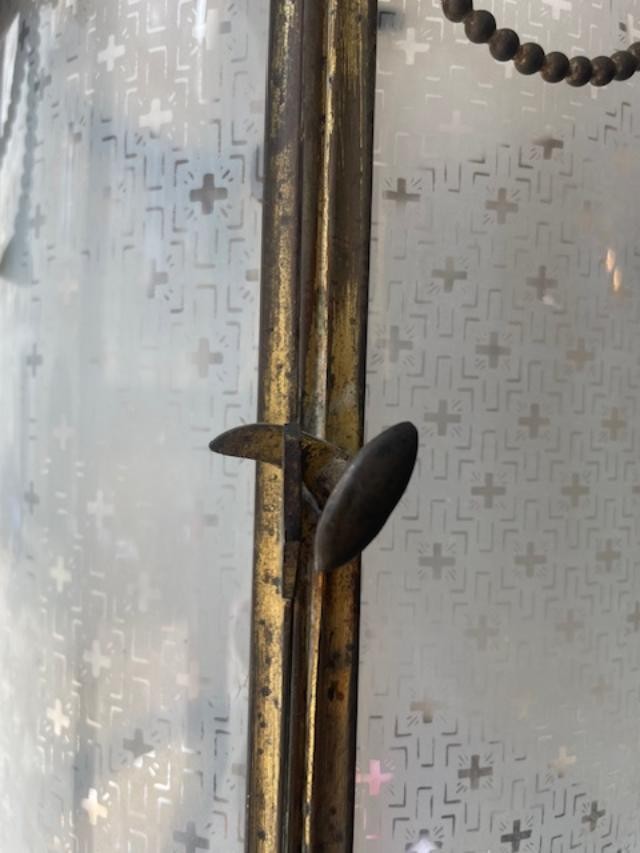 Charmante lanterne en bronze doré de style Louis XVI-photo-4