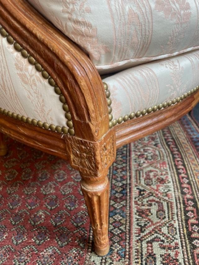 Louis XVI Period Natural Wood Shepherdess Stamped Jb Boulard-photo-3