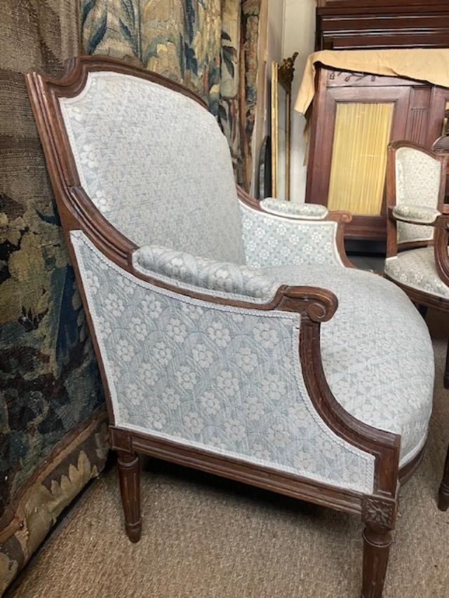Salon en noyer de style Louis XVI-photo-3