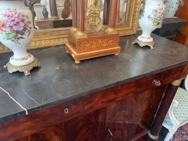 Empire Period Mahogany Sideboard -photo-1