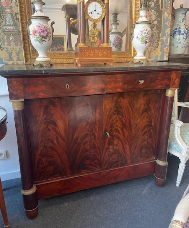Empire Period Mahogany Sideboard 