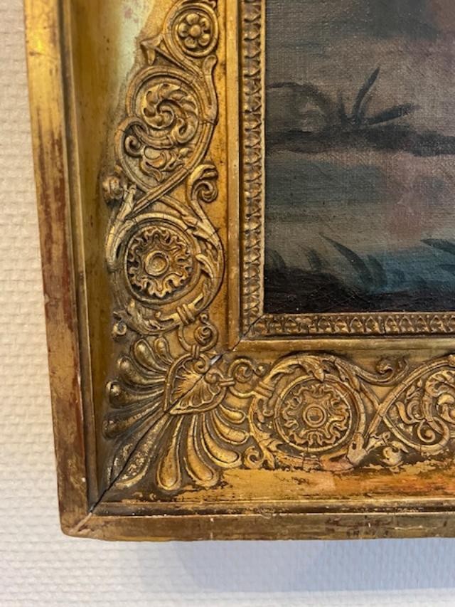 French School Of The 18th Century, Oil On Canvas From The Louis XVI Period-photo-5