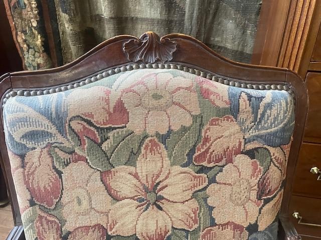 Two 18th Century Queen Armchairs, Forming A Pair, Louis XV Period-photo-4