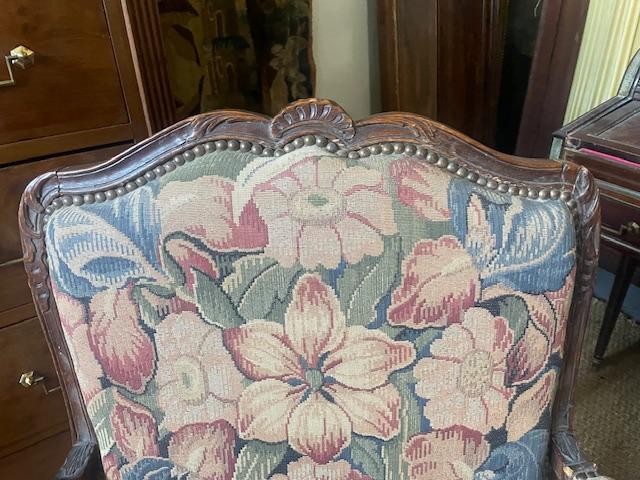 Two 18th Century Queen Armchairs, Forming A Pair, Louis XV Period-photo-1