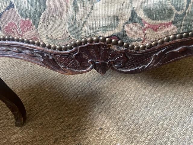 Two 18th Century Queen Armchairs, Forming A Pair, Louis XV Period-photo-2