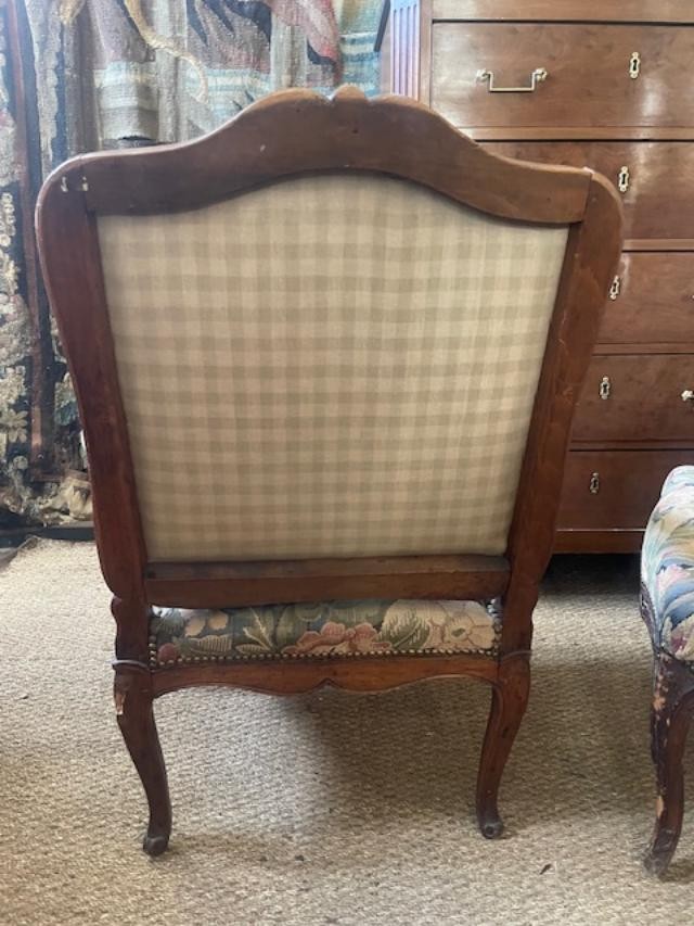 Two 18th Century Queen Armchairs, Forming A Pair, Louis XV Period-photo-5
