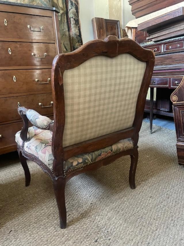 Two 18th Century Queen Armchairs, Forming A Pair, Louis XV Period-photo-6