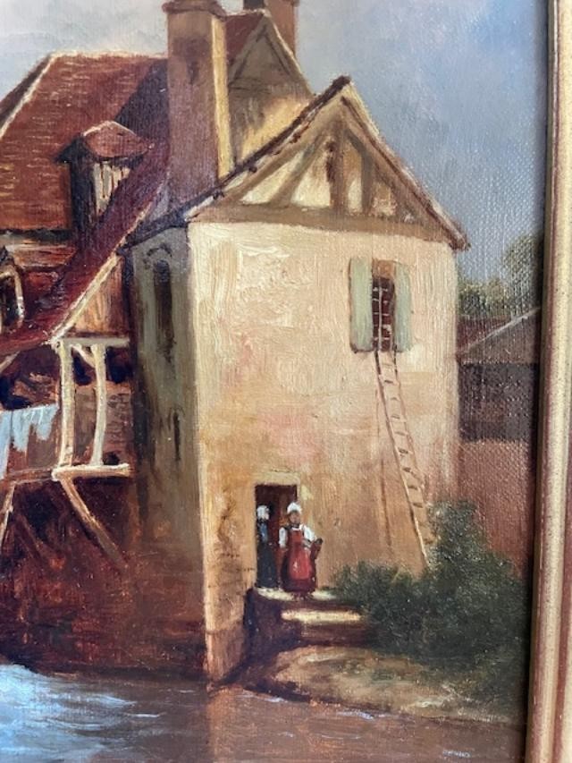 Ecole Française du 19 ème , huile sur toile-photo-1