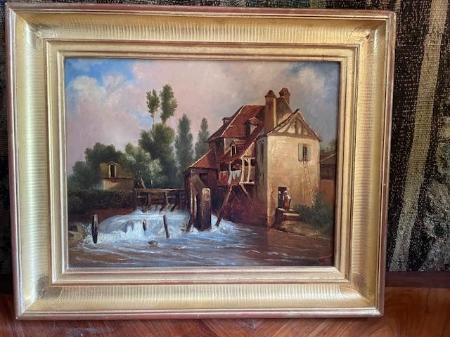 Ecole Française du 19 ème , huile sur toile