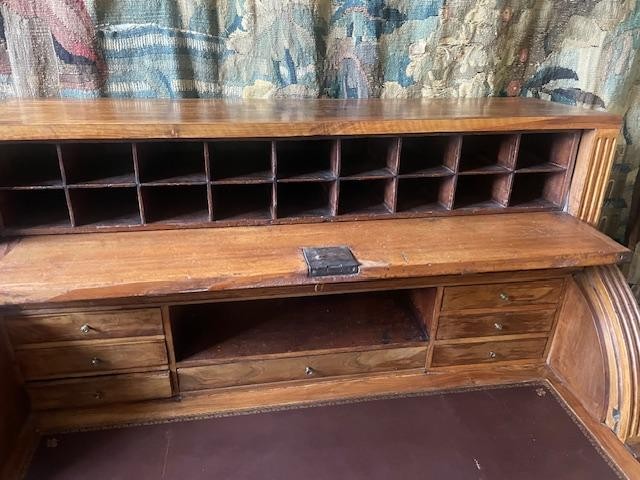 18th Century Louis XVI Period Walnut Cylinder Secretary-photo-3